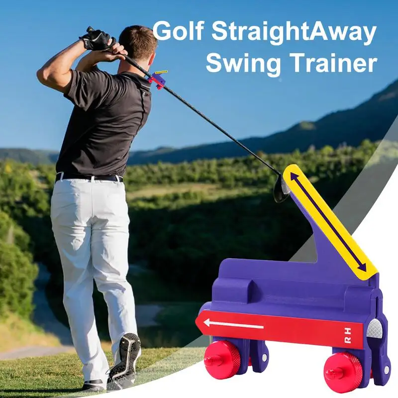 Golf swing trainer,Golf Hitting Trainer,Straightaway Swing Trainer,Golf Grip Calibrator Reduced Grip Pressure Golf Swing Trainer