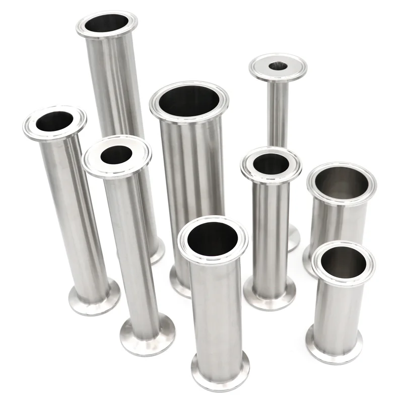 Produktbild von Edelstahl 304 Rohr-Fitting – Tri Clamp 50,5 Mm, OD 51 X 64 Mm, 200 Mm Länge – Lebensmittelecht, Poliert, 1,5 Mm Wandstärke – Für Sanitär & Homebrew