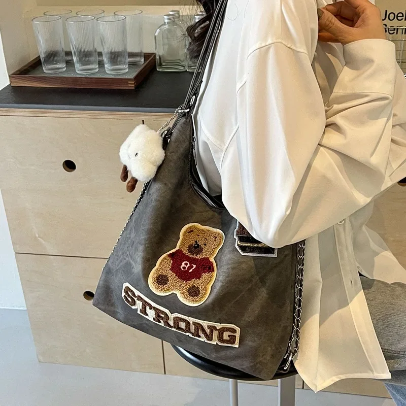 Tote Women's 2024 New Niche Large Capacity Commuter Backpack Multi-Purpose Shoulder Bag High Sense Backpack