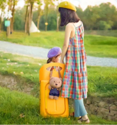 Valises MultiCarry Joy Bagages Avec Conception De Siège Portable Pour  Enfant Et Adulte Serrure Moyenne Facile D'accès Multifonctionnel