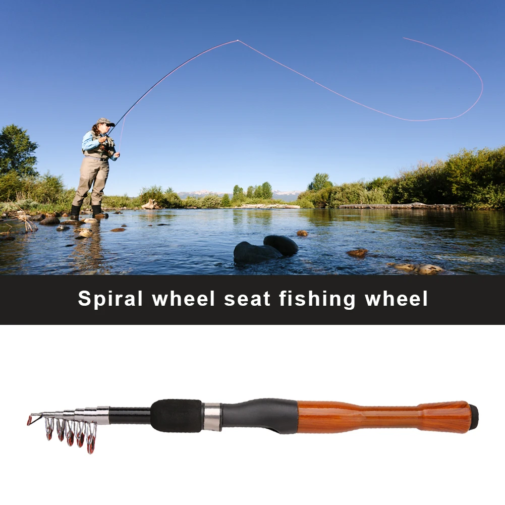 1.3M/1.6m/1.8M Portable Fishing Pole Ceramic Smooth Guide Ring