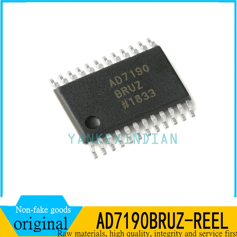 

Not a copy 10pcs Brand new original AD7190BRUZ-REEL TSSOP-24 24 bit Σ-Δ Analog to Digital Converter (ADC)