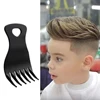 New 2024 Black Large Wide Tooth Combs Handle Detangling Combs Hairstyle Man Barbershop Hair Styling Tools Hair Brush 1