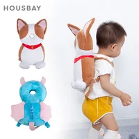 Baby Head Protector Backpack Pillow For Kids 1-3Years Toddler Children Soft Pp Cotton Protective Cushion Cartoon Security Pillow 1