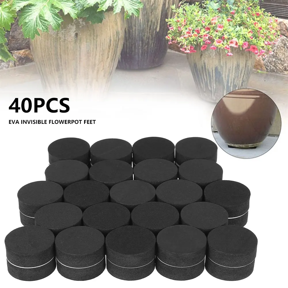 40/80/120Pcs Flower Plant Pot Feet Invisible Flowerpot Riser Self ...