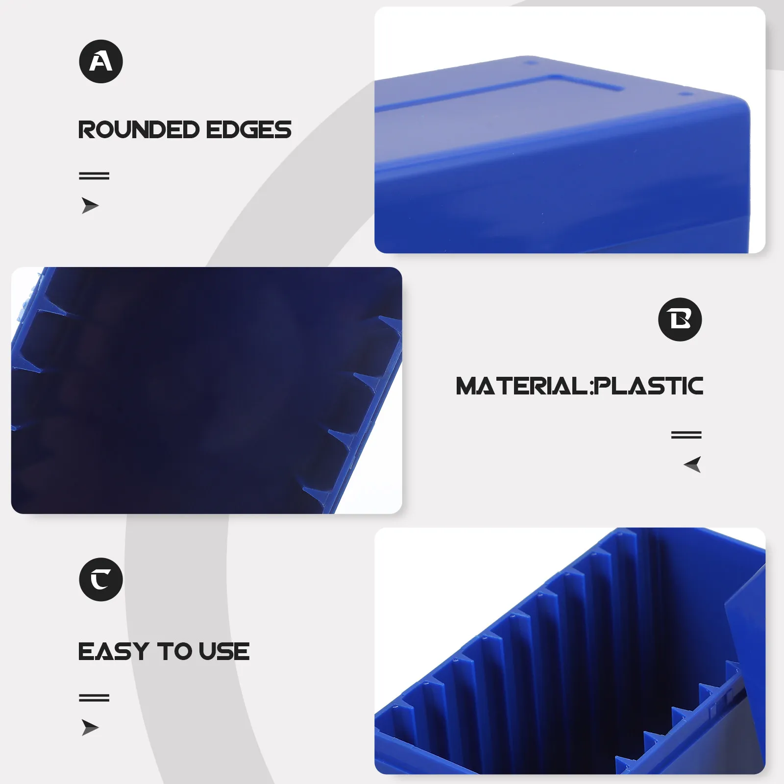 우아한 동전 전시 상자 플라스틱 동전 홀더 보관 보호 컬렉션 정리함 다중 슬롯 디자인 둥근 모서리 투명