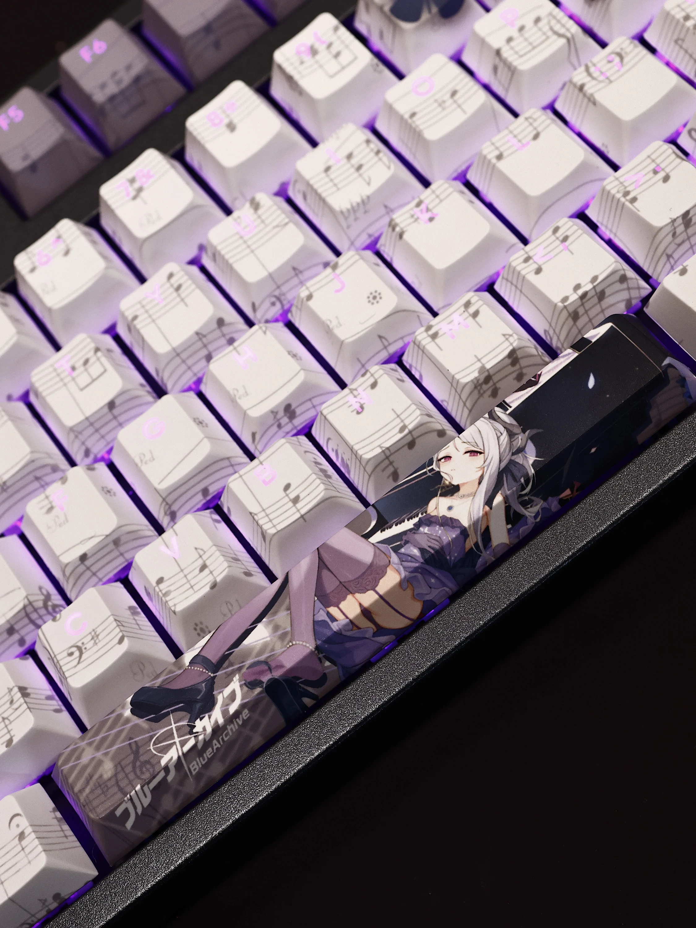 メカニカルキーボード用Hina-108キーキャップ,ブルーアーカイブ