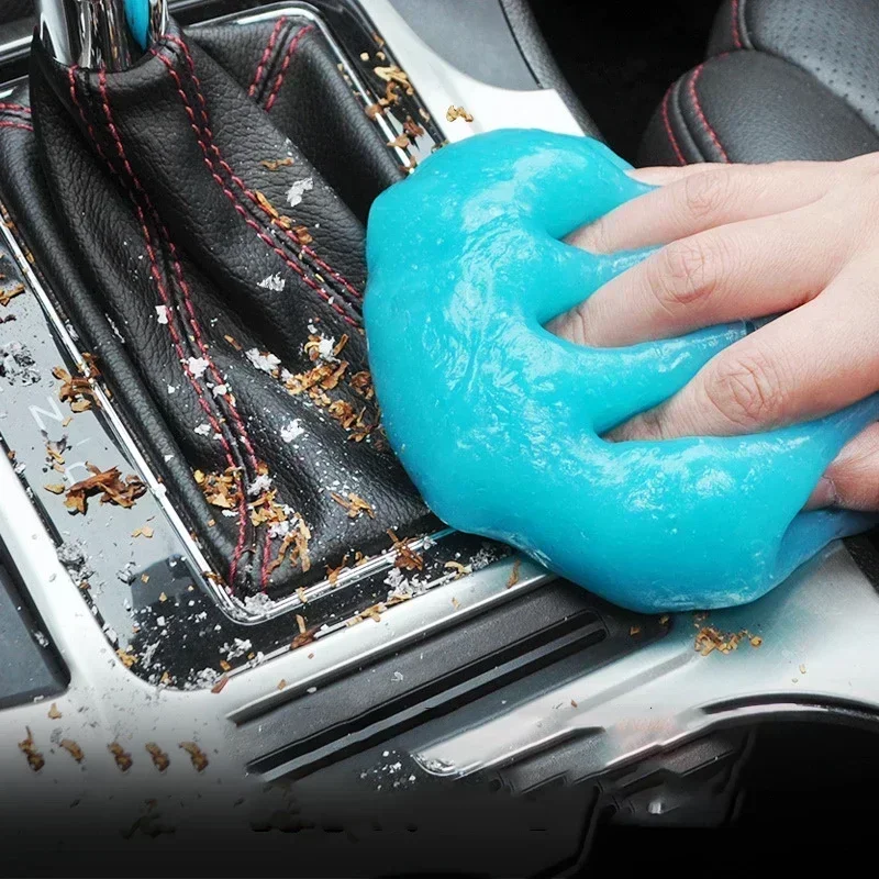 Car Cleaning Gel Reusable Keyboard Cleaner Automobile Air Vent Dust Removal Multiuse 1pc