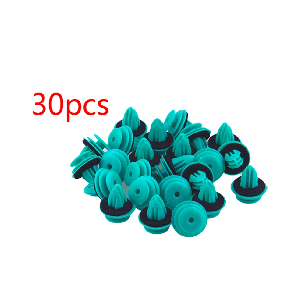 

Retainer Retaining Clips Bumper Door Buckle 20.3*18.2mm Auto Accessories Fastener Green Plastic Rivet Fastener