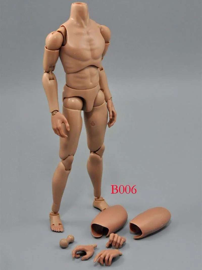 

Экшн-фигурка мужское тело масштаб 1/6 супер гибкое тело B006 с шеей 12 дюймов мужской солдат экшн-фигурка Коллекционная модель