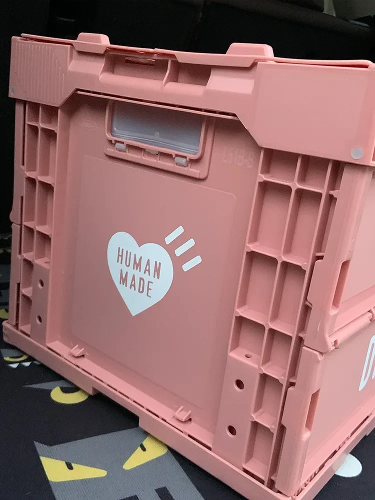 

Human Made pink folding storage box car trunk storage box trendy car storage box decorative ornaments