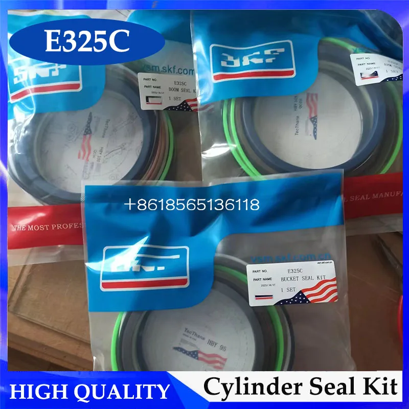 

4 Sets E325C Arm/Boom/Bucket Cylinder Seal Kit for Caterpillar CAT325C Crawler Excavator Hydraulic Stamp Kits