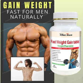 Weight Gain Capsules Boost Max Muscle Building Mass Gainer Body Weight Quick Growth