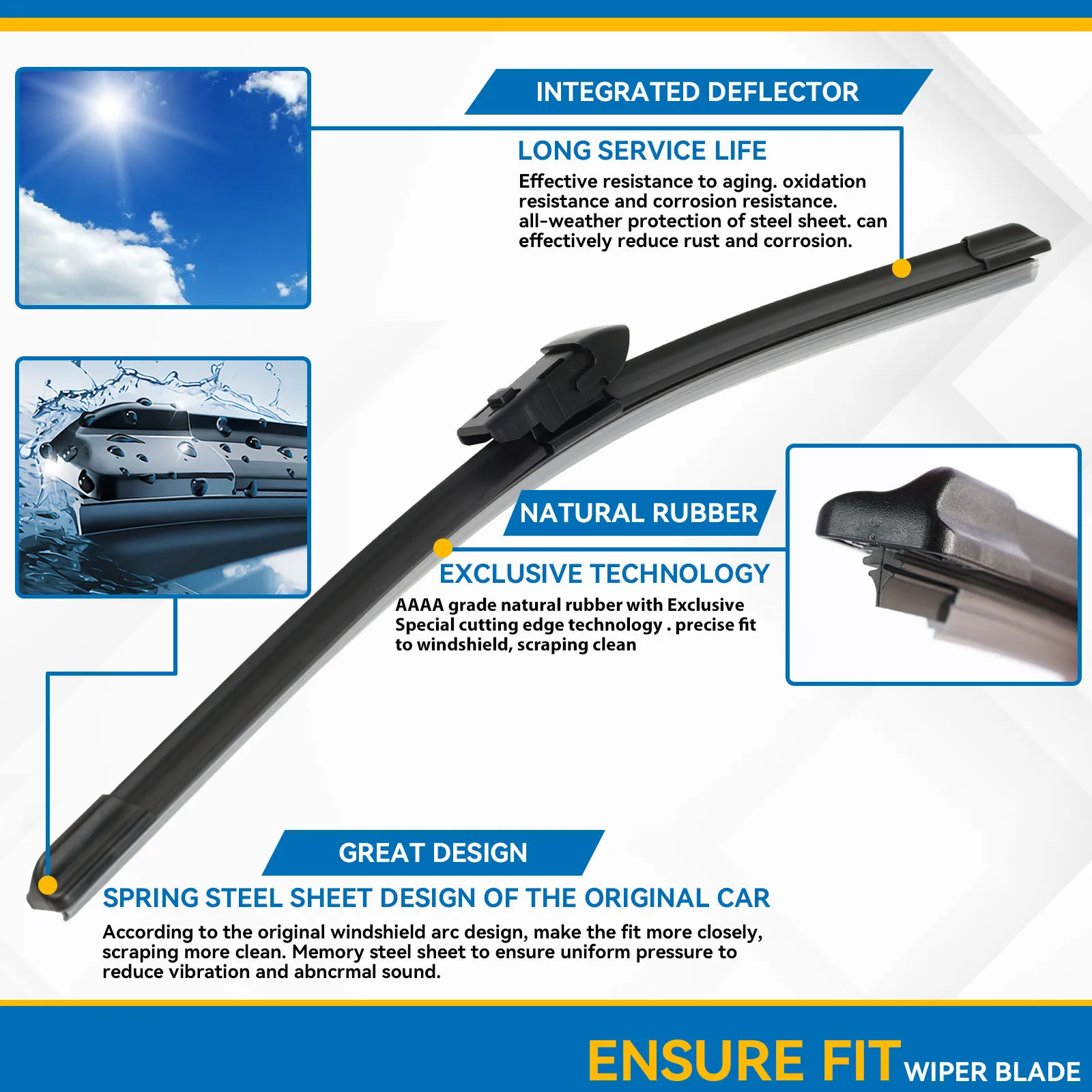 Spazzole Tergicristallo TOYOTA HIGHLANDER U5 (12.2013-11.2019 - 7