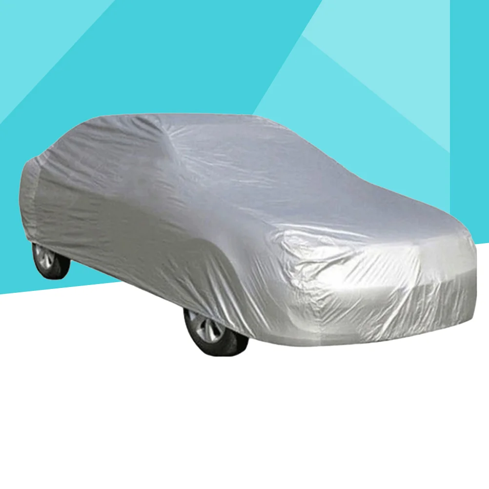 

Автомобильная летняя Пылезащитная Автомобильная одежда Автомобильный Чехол-Размер M (серебристый)