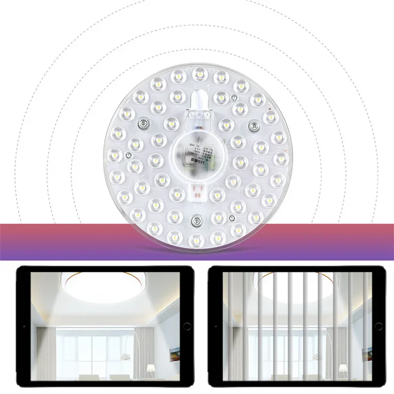 LED PANEL Circle Ring Light SMD2835 12W 18W 24W 36W 50W LED Round Square Ceiling Decoration Ceiling Lamp AC 220V Downlight led ceiling light ceiling light