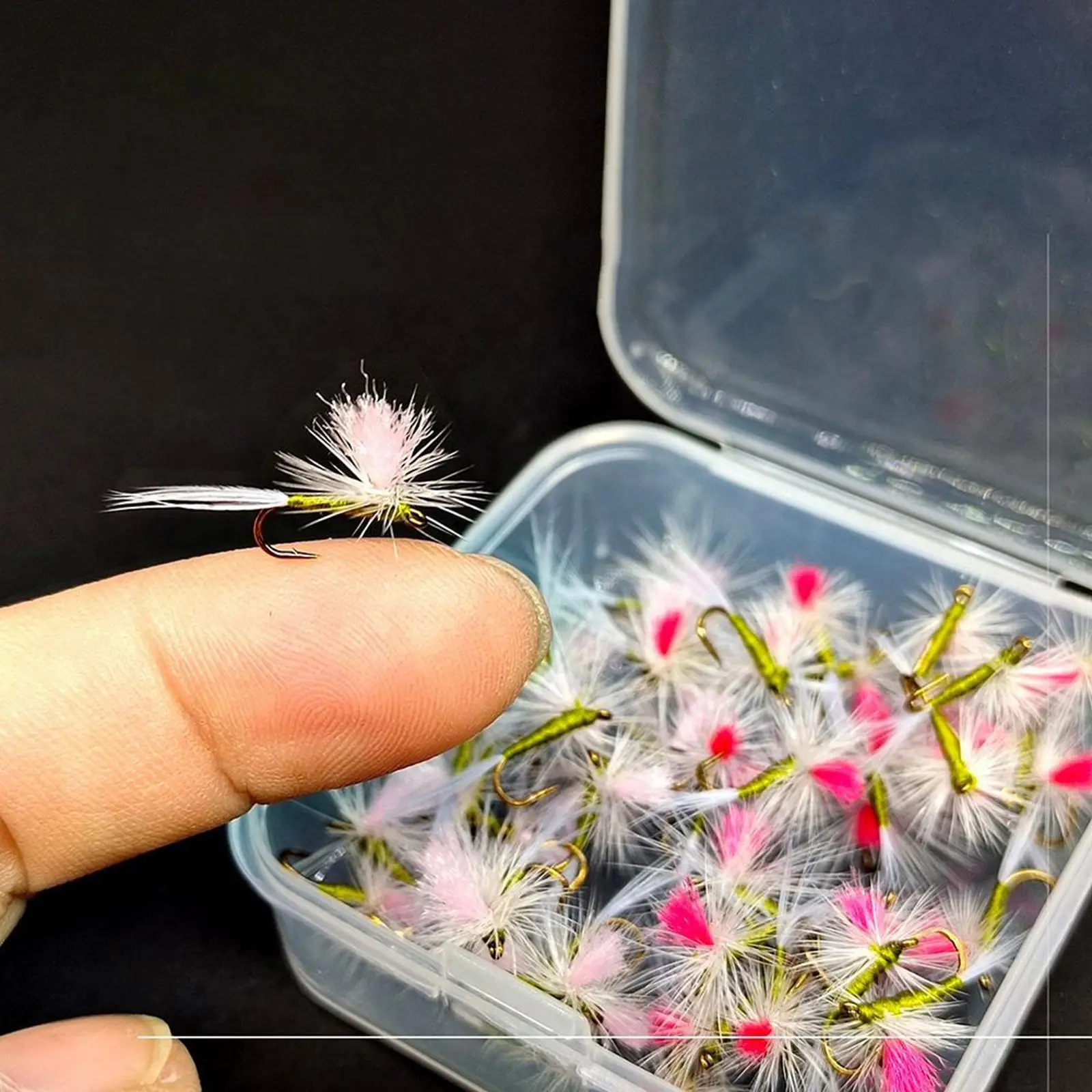 10 Pieces Fly Fishing Flies Durable Metal Fishing Bait for Bass Salmon Perch