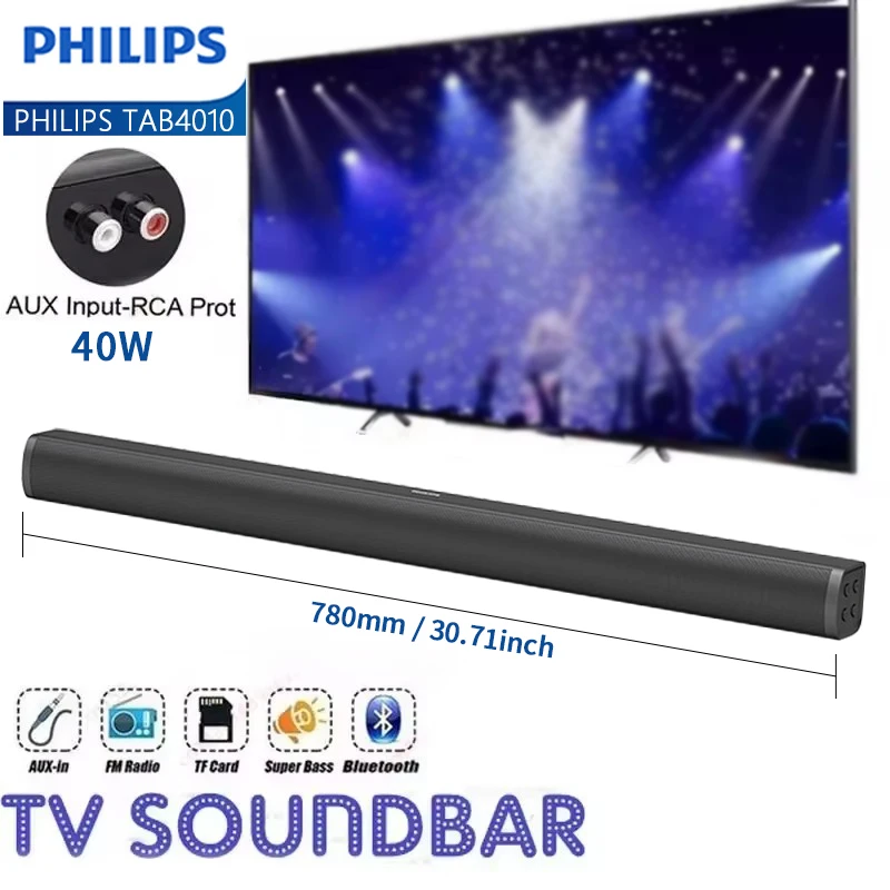 فيليبس TAB4010 شريط الصوت الظاهري المحيطي 2.0 ستير...