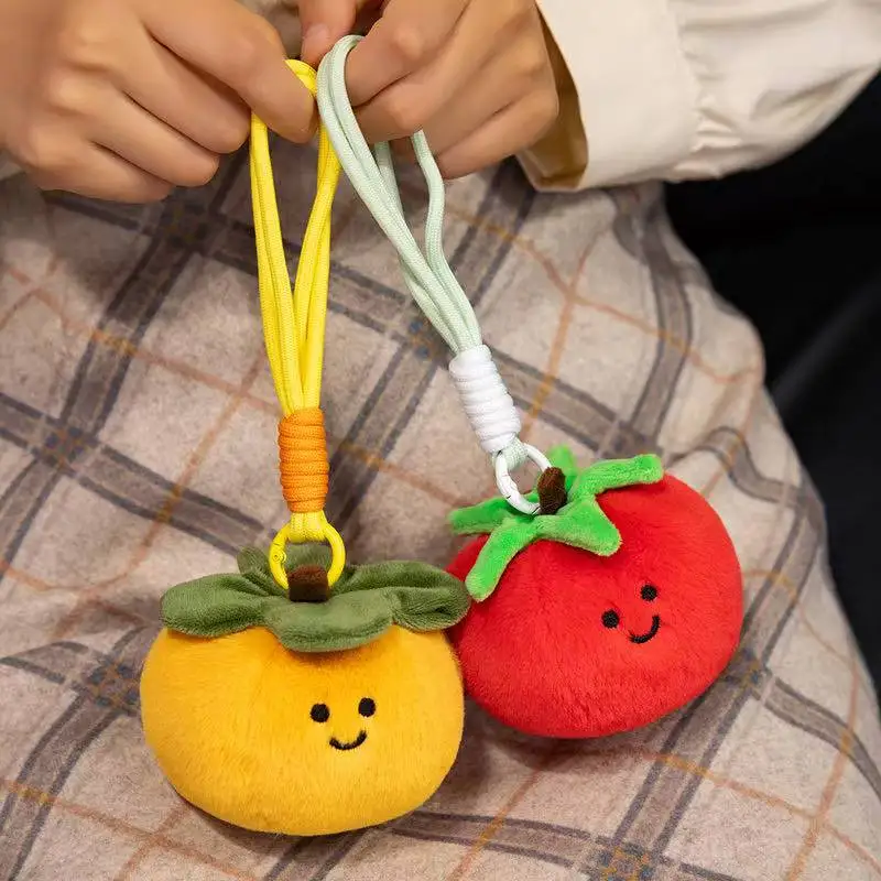 Hot Kawaii Cartoon Fruit Series Plush Doll Cute Vegetable Corn Eggplant Pitaya Peach Pear Banana Watermelon Plush Toy Home Decor