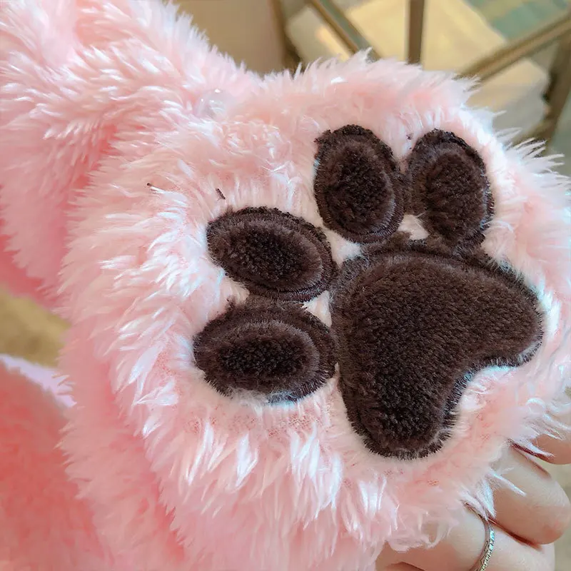 Autumn Winter Warm Pile Pajama Set Mother Daughter Coral Fleece Sweet Cute Hooded Loungewear Suit Thickened Fashion Pajama Pants