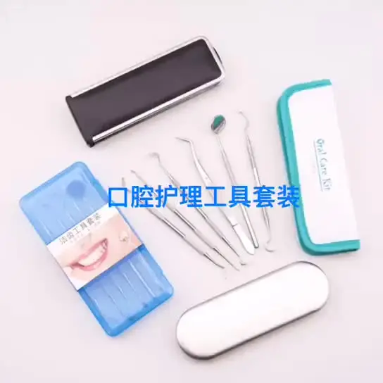 Set Di 6 Strumenti Dentali In Acciaio Inossidabile, Kit Per Dentista, Denti Puliti, Specchio Per L'igiene, Igiene Orale - Italia