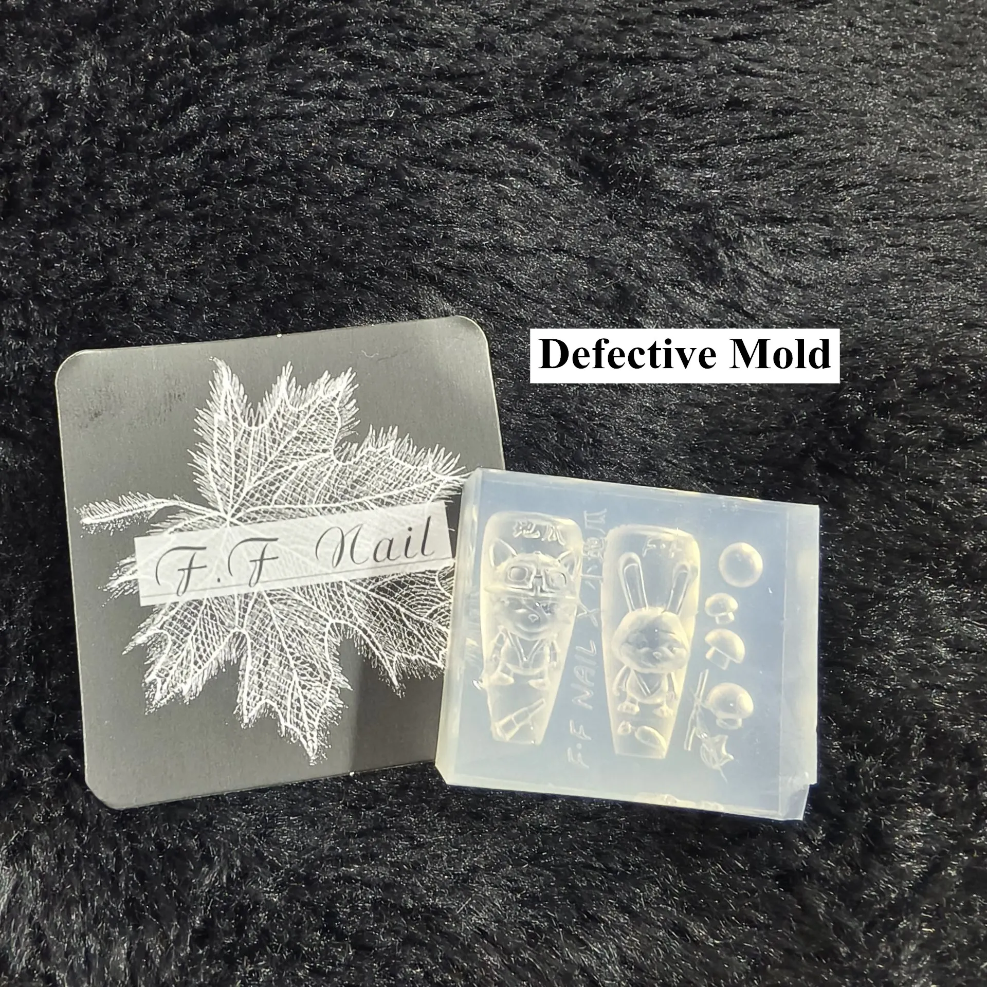 1pc Defective Mold Microblemish 3D Acrylic Nail Mold  Nails DIY Silicone Nail Stamping Plates Nails Products Nail 4