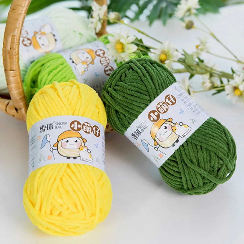 1pc 50g Handmade DIY Knitting Yarn Line Scarf Hat Soft Thickness Crochet Yarn for Knitting 2