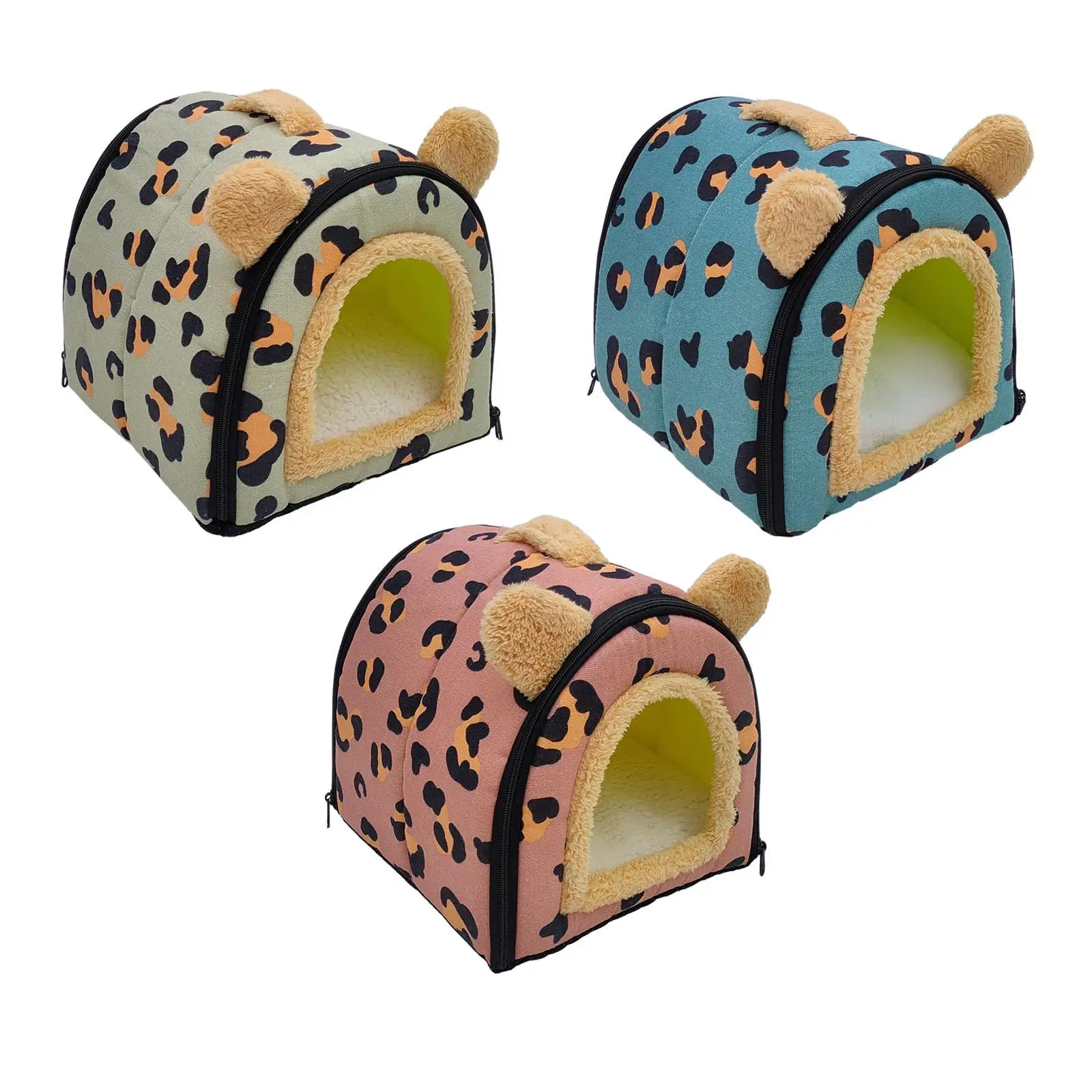 Foldable Pet House Hideaway Suitable for All Seasons Convertible Comfortable Dog Beds Cat Bed with Removable Washable Cushion Foldable Pet House Hideaway Suitable for All Seasons Convertible Comfortable Dog Beds Cat Bed with Removable Washable Cushion