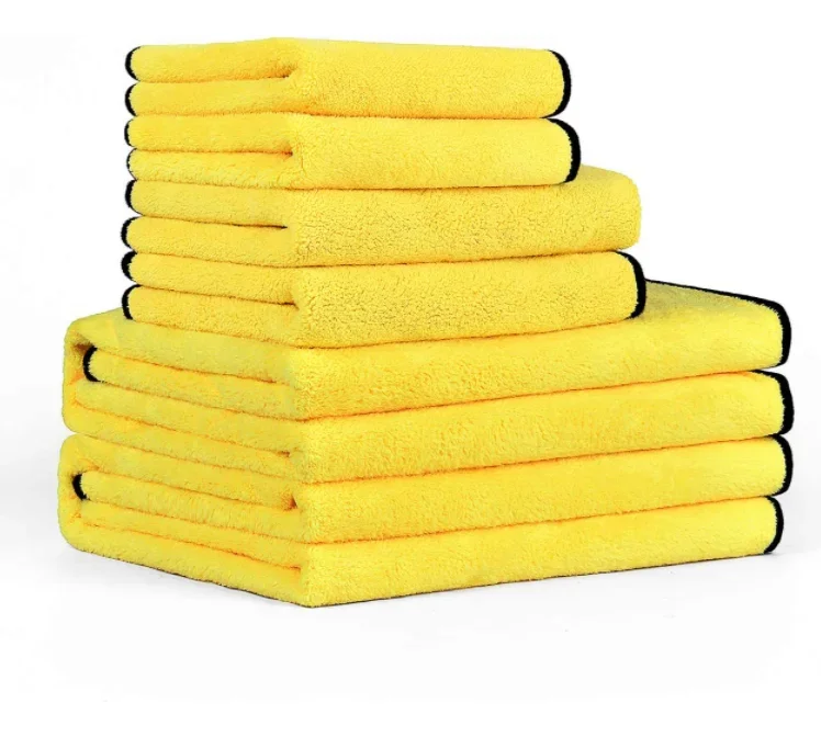 30x30/40/60CM Car Microfiber Towel Cleaning Cloth Super Absorbent Washing Drying Auto Detailing Rags