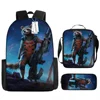 Amazon Best Seller Galaxy Guardian School Bag Lightweight Travel Bag For Students Double Shoulder Bag Campus Life Bag