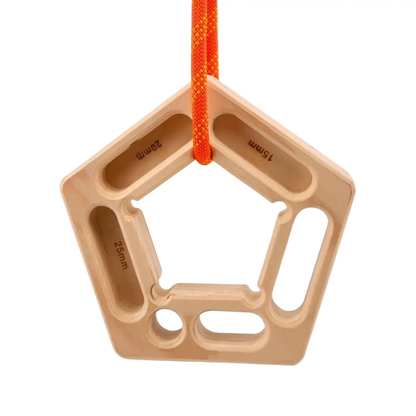 Holz-Kletter-Fingerboard: Kletter-Fingerstärkungsboard, Pull-up-Kletter-Hangboard, Unterarm-Trainingsblock – Detail 10