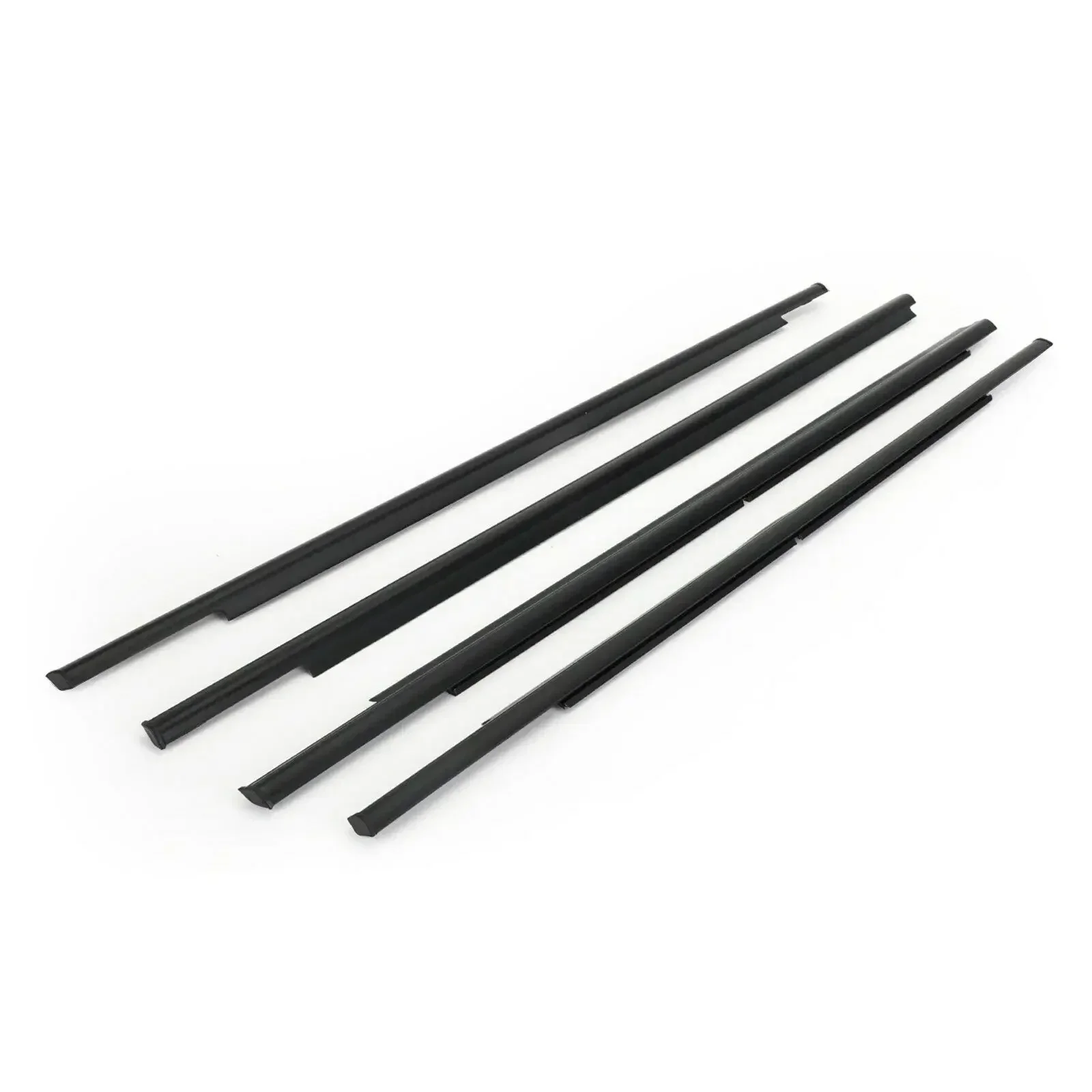 4Pcs Window Glass Weatherstrip Side Door Moulding Trim Seal for Mitsubishi Outlander 2007-2013 5727A007 5727A008