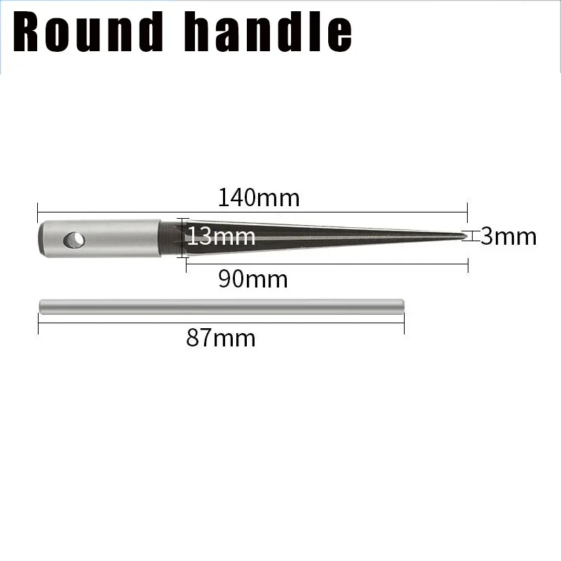 Hand Reamer 3-13mm&5-16mm Taper Metal Deburring Enlarge Pin Hole Wood Metal Plastic Drilling Tools