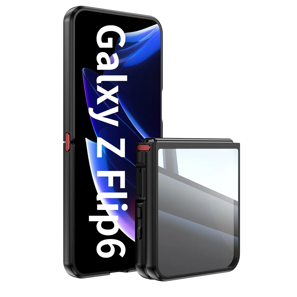 Luxury Armor Transparent Fold Airbag Bumper Slim Hinge 2-in-1 Cover