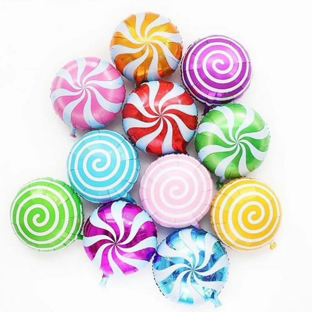 Vibrant Candy Donut and Lollipop Foil Balloons for Celebrations and Decor