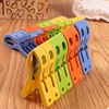 8ps/set Hanger Clips Large Plastic Windproof Beach Towel Clothes Pins Spring Clamp Clothespin Powerful Hot New Cheap 2