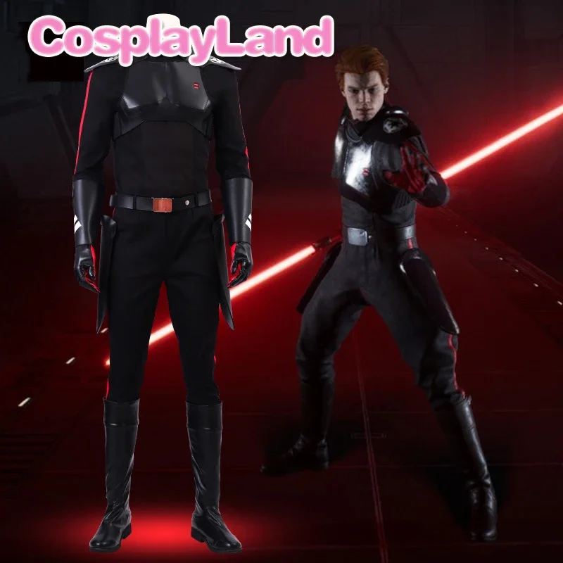 

Jedi Fallen Order Cal Kestis Cosplay Costume Uniform Suit Halloween Carnival Costume Custom Made Men Outfit Top Pants