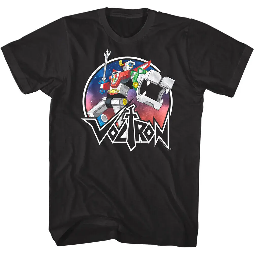 Voltron Lion Force Golion Team Robot Maglietta Da Uomo Defender Of The Universe Fist