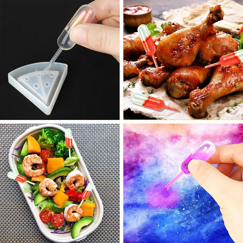 Mini Liquid Squeeze Droppers 4ml Disposable Jam Dropper For Cupcake Sauce Transfer Pipettes Droppers Stuffed Cake Dessert Tools disposable dropper