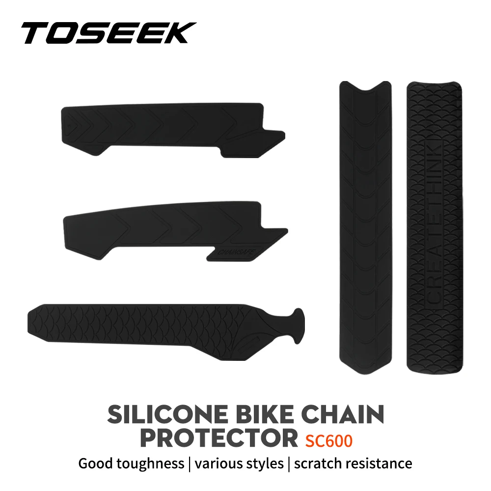TOSEEK 자전거 체인 스티커, 스크래치 프로텍터, MTB 도로 자전거, 미..