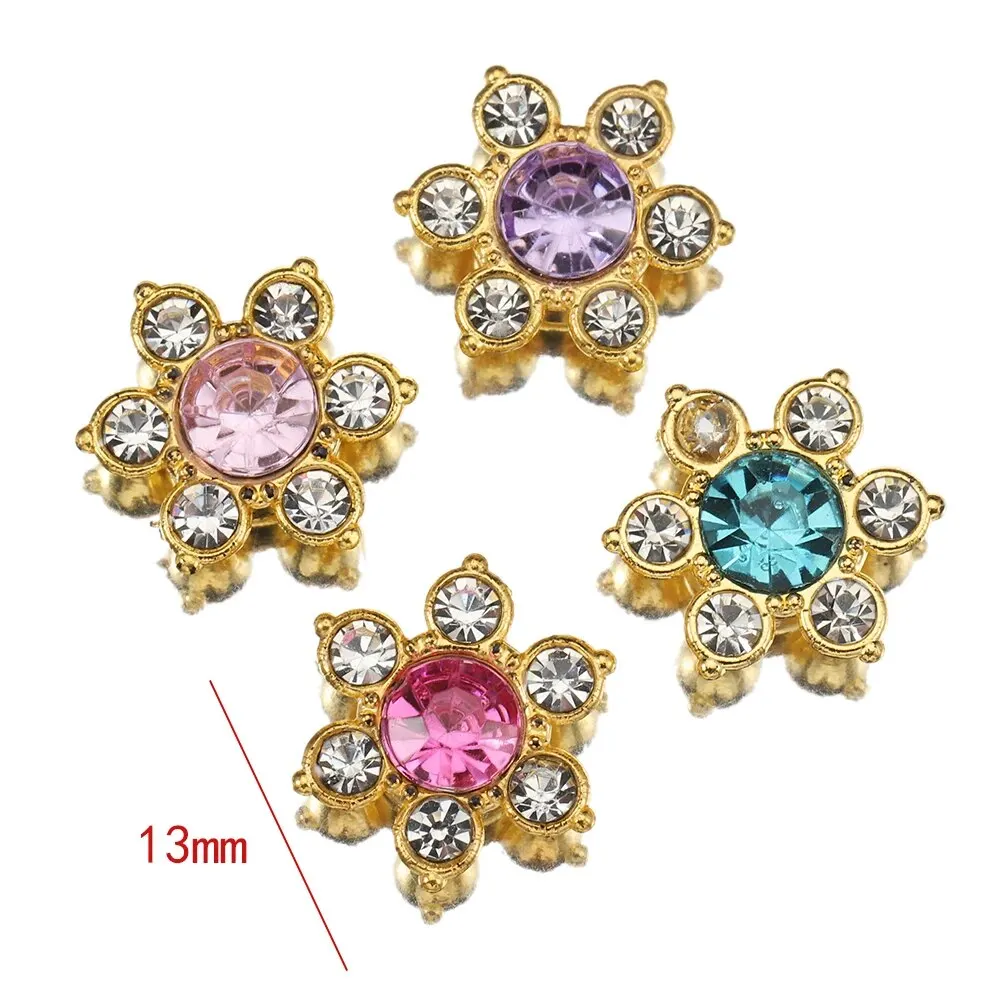Colorful Flower Crystal Rhinestone Cabochon Set for Jewelry Making and DIY Accessories