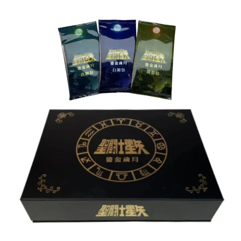 

2024 New Saint Seiya Game Collection Cards Gilded Years Limited Edition Holy Glory Gold Glory Cards Boys Christmas Toys Gifts