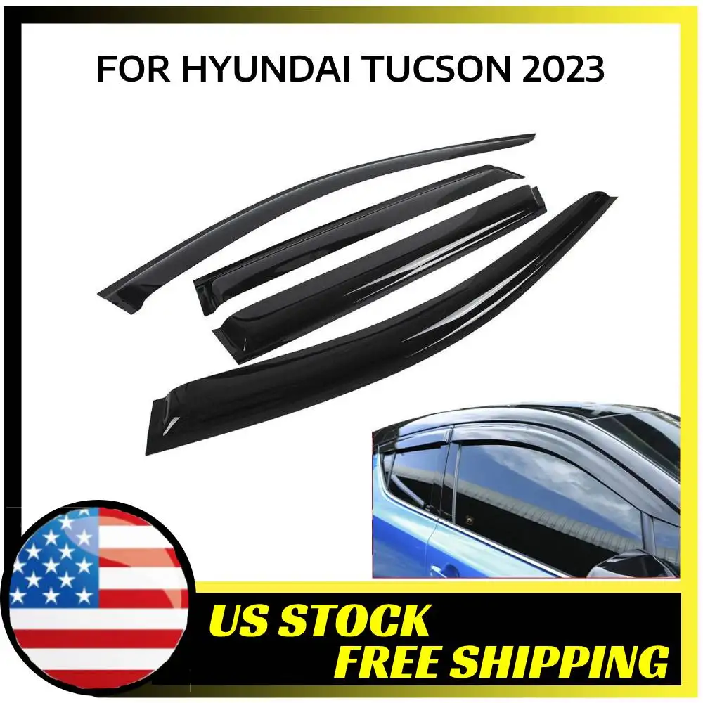 4 Pcs for Hyundai Tucson Window Visors Rain Guards US STOCK 186732722039