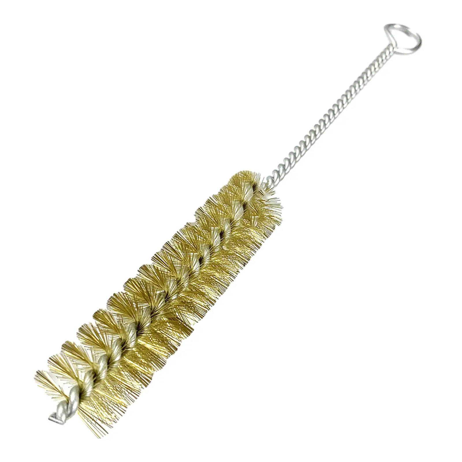 Brass Brush Remove Rust Flexible Small Long Handle Easy to Use Wire Brush Pipe Cleaning Brush for Bottles Automotive Cleaning 5