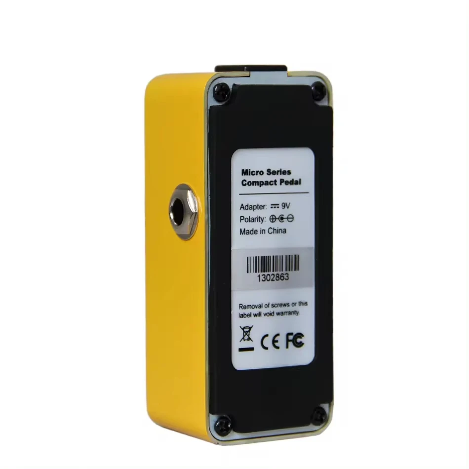 Mooer MCS2 Yellow Optical Compressor Effect Pedal Comp Electric Guitar Mini Guitar Pedal All Metal Shell True Bypass guitar effect pedal guitar effects pedal