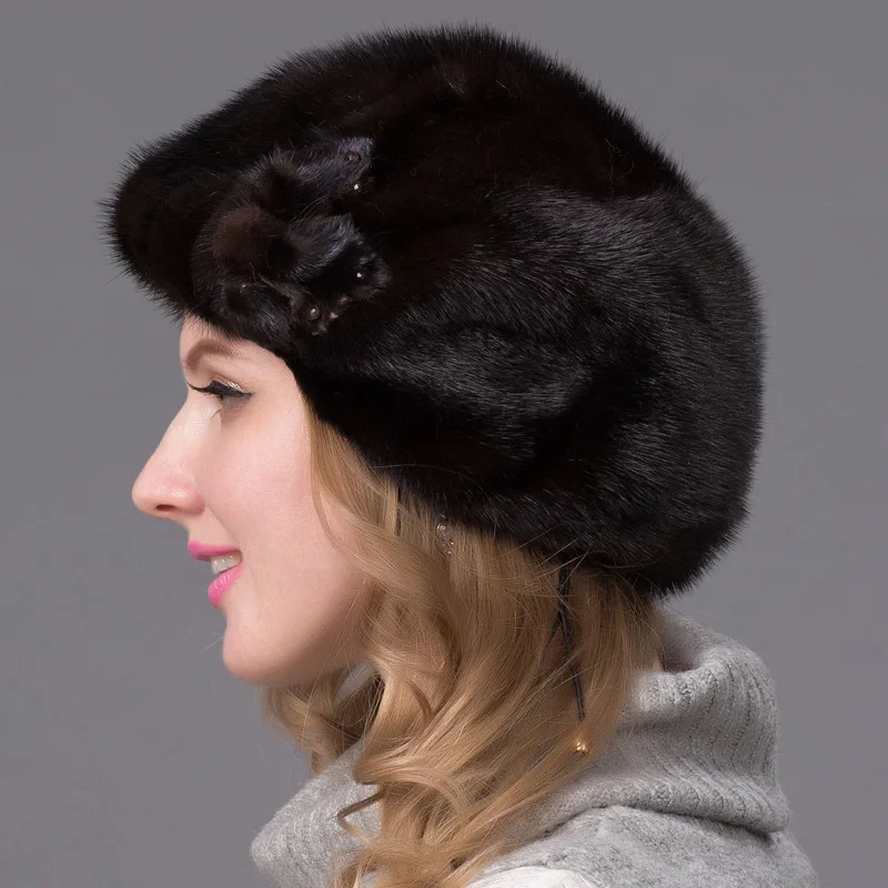Рисунок 3 - Осенне-зимняя теплая норковая шапка