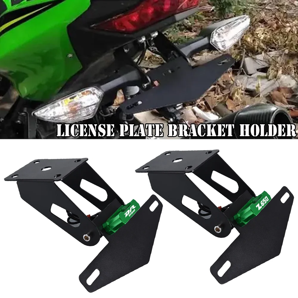 Per Kawasaki Ninja650 Z650 2017-2022 Z 650 Porta Targa Led Light Ninja 650 Fender Eliminator Staffa Targa Posteriore