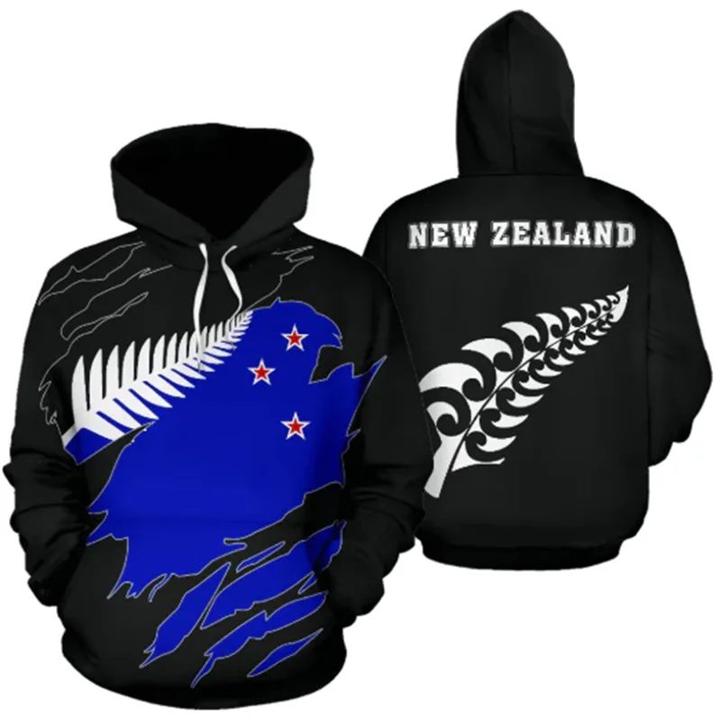 thumbnail image 1 of Sudadera con capucha y estampado 3D de Nueva Zelanda Aotearoa Silver Fern con bandera Y2k, novedad en sudaderas y sudaderas para hombres, jerseys, ropa para mujeres, 1 of 4