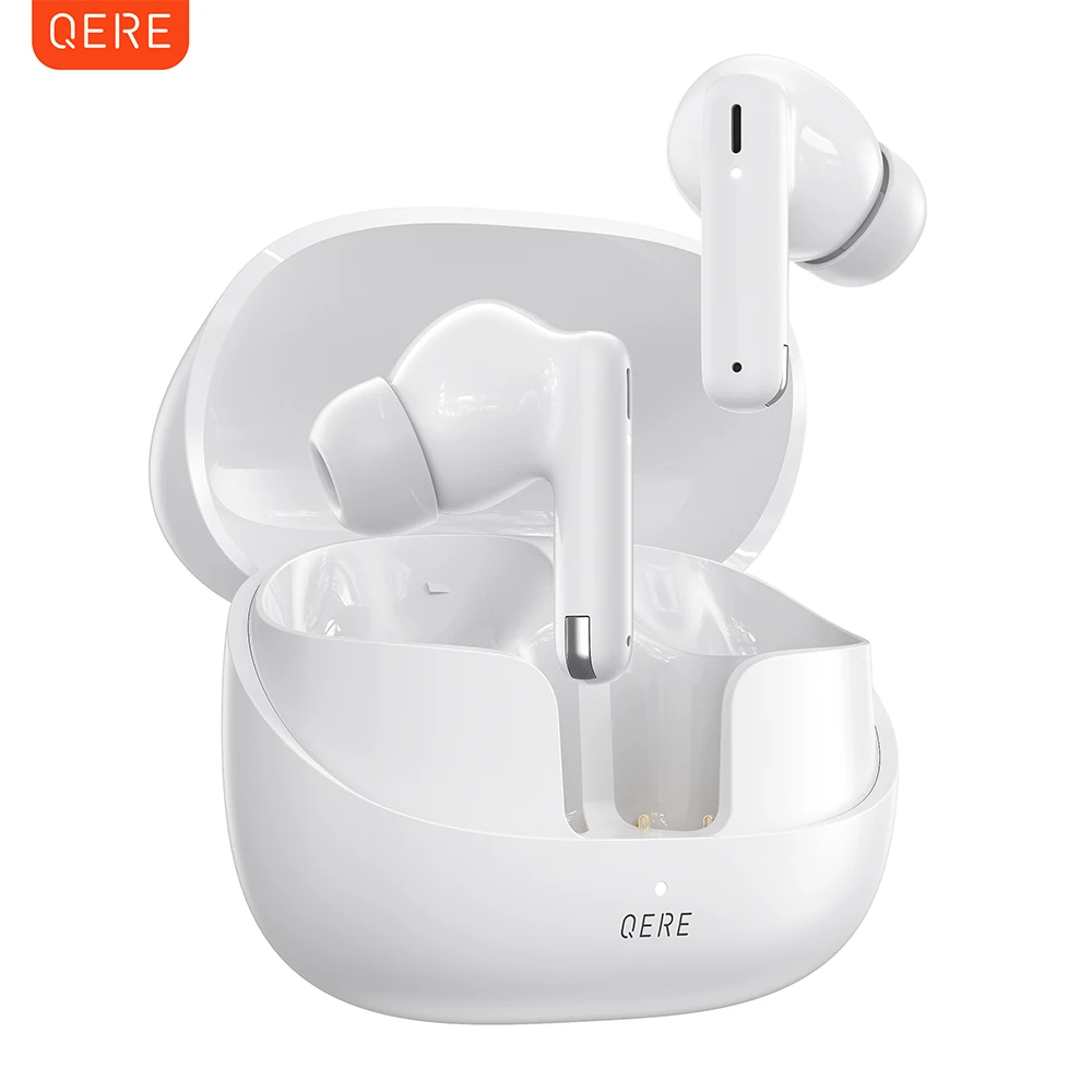 Оригинальные наушники QERE E38 Bluetooth, наушники-вкладыши, беспроводные наушники, водонепроницаемые спортивные наушники с микрофоном и сенсорным управлением, Hi-Fi гарнитуры