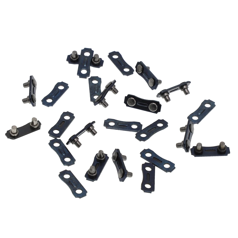 12Sets Chainsaw Chain Links Repair Part Size 3/8LP Pitch-0.050 Gauge Tools Kit Chainsaw Parts Replacement Accessories